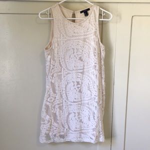 White lace mini dress- Forever 21